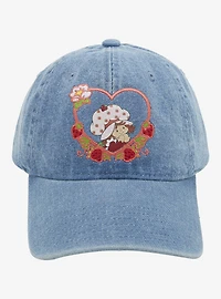 Strawberry Shortcake Denim Strawberry Heart Ball Cap