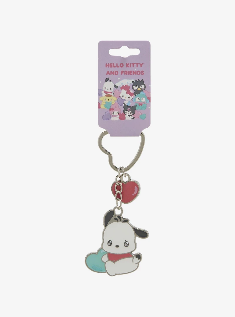 Sanrio Pochacco Heart Multi Charm Keychain