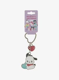 Sanrio Pochacco Heart Multi Charm Keychain