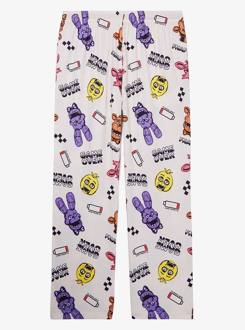 Five Nights at Freddy's Game Over Allover Print Sleep Pants — BoxLunch Exclusive
