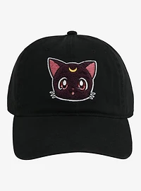 Pretty Guardian Sailor Moon Luna Chenille Patch Ball Cap - BoxLunch Exclusive
