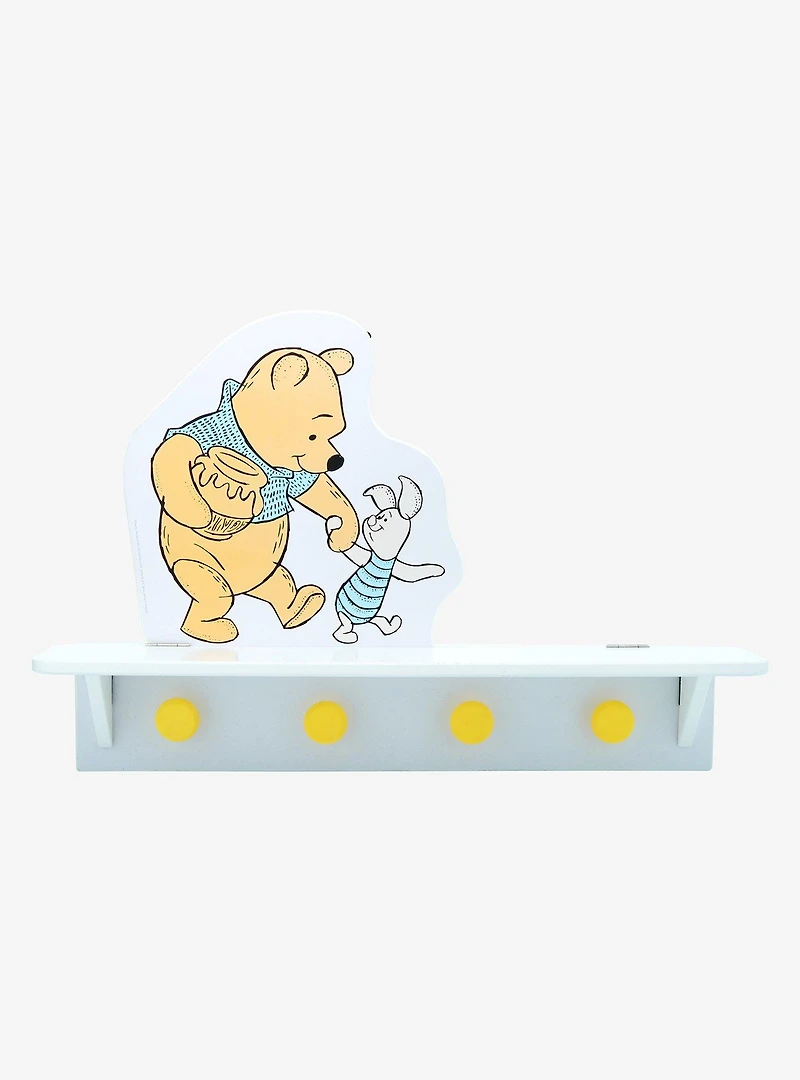 Disney Winnie the Pooh Piglet & Pooh Bear Shelf