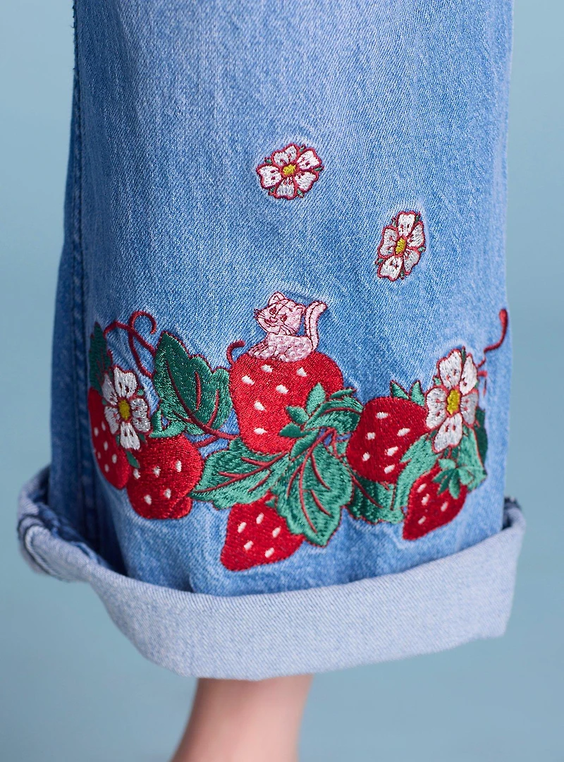 Strawberry Shortcake Embroidered Women's Overalls — BoxLunch Exclusive