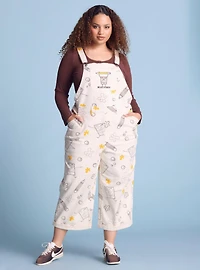 SpongeBob SquarePants DoodleBob Allover Print Women's Plus Overalls - BoxLunch Exclusive