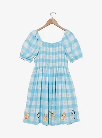 Bluey Gingham Daisy Smock Dress - BoxLunch Exclusive