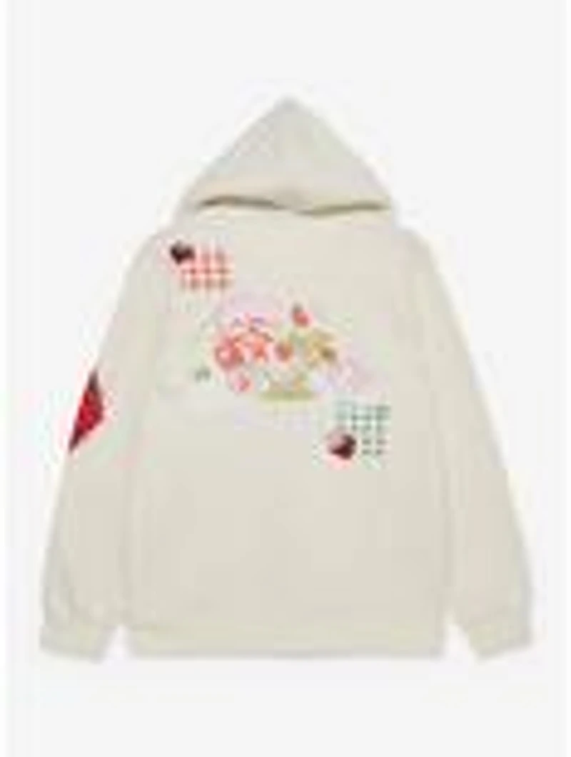 Strawberry Shortcake Patchwork Zip Hoodie — BoxLunch Exclusive