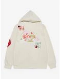 Strawberry Shortcake Patchwork Zip Hoodie — BoxLunch Exclusive