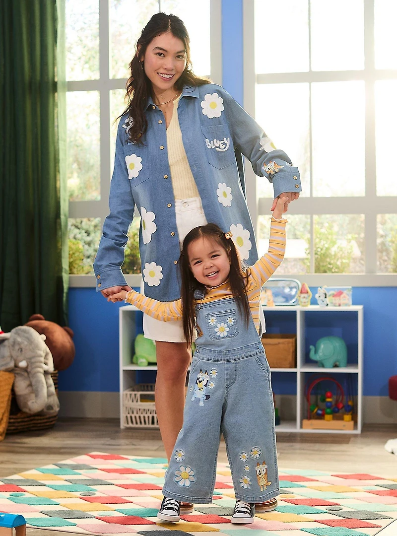 Bluey Daisy Denim Long Sleeve T-Shirt — BoxLunch Exclusive