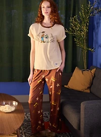 Disney Pixar Toy Story Buzz & Woody Paisley Ringer Women's T-Shirt - BoxLunch Exclusive