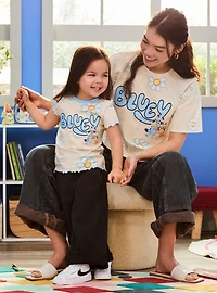 Bluey Bingo & Daisy Women's Cropped T-Shirt — BoxLunch Exclusive