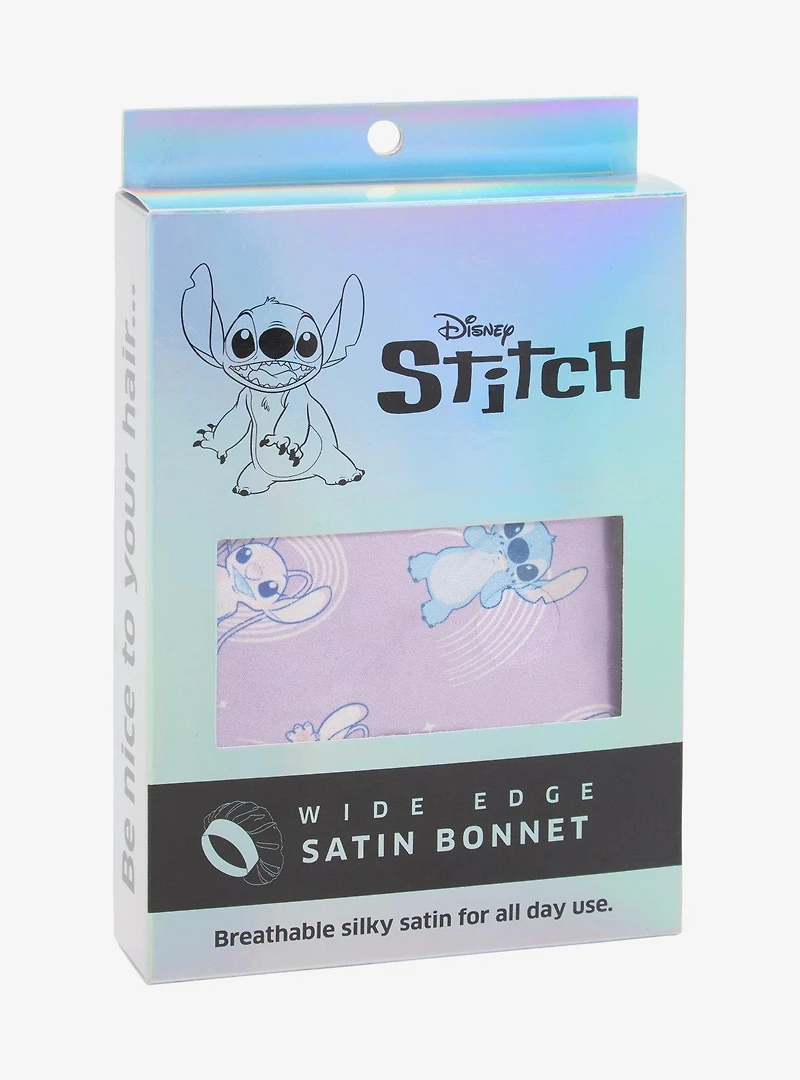 Disney Lilo & Stitch Angel & Stitch Heart Satin Bonnet
