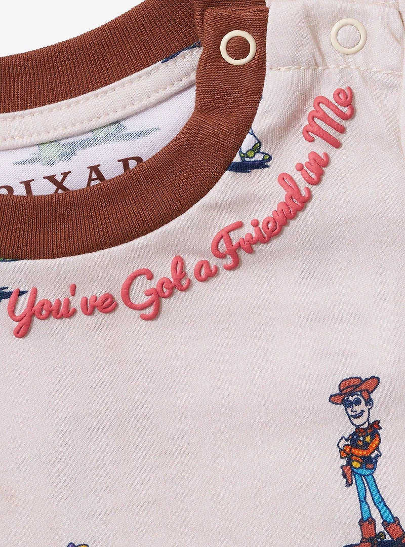 Disney Pixar Toy Story Sheriff Badge Infant T-Shirt & Overall Set- BoxLunch Exclusive