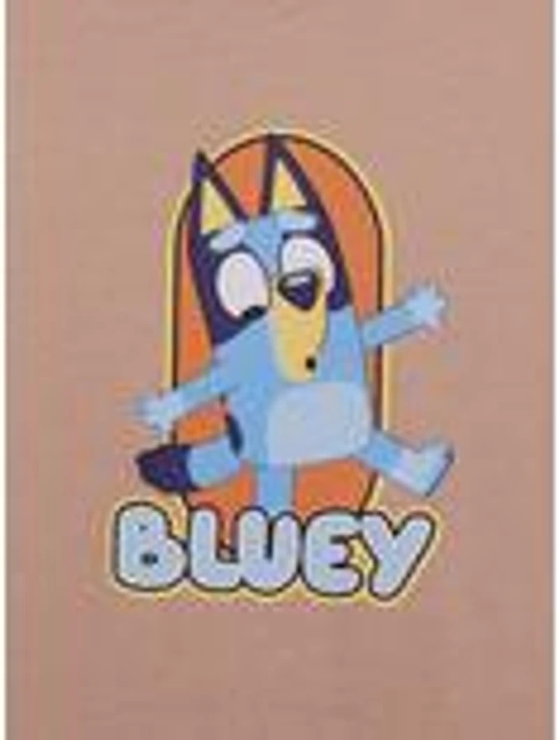 Bluey Butterfly Let's Do This Tan Youth T-Shirt