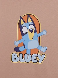 Bluey Butterfly Let's Do This Tan Youth T-Shirt