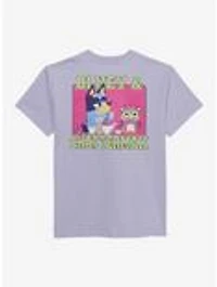 Bluey Chattermax & Purple Youth T-Shirt