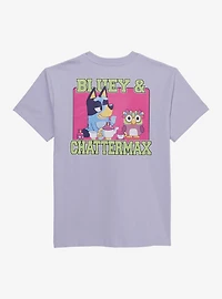 Bluey Chattermax & Purple Youth T-Shirt