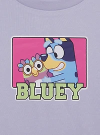 Bluey Chattermax & Purple Youth T-Shirt