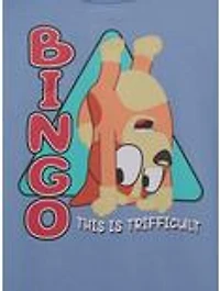 Bluey Bingo Handstand Blue Youth T-Shirt