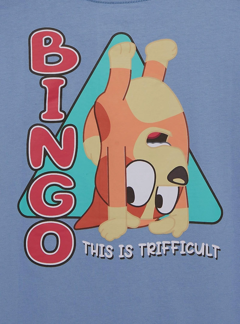 Bluey Bingo Handstand Blue Youth T-Shirt