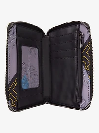 Loungefly Star Wars Luke Skywalker Lightsaber Diagram Small Zip Wallet