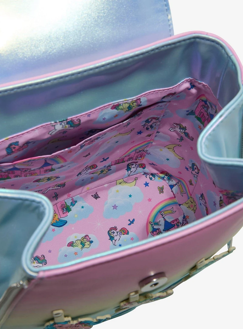 Loungefly My Little Pony Cloud Scene Drawstring Mini Backpack