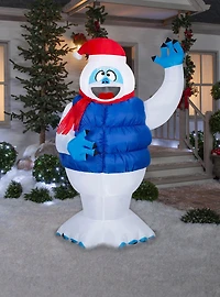 Rudolph the Red-Nosed Reindeer Bumble Blue Vest Airblown
