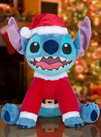 Disney Lilo & Stitch in Santa Suit Holiday Greeter