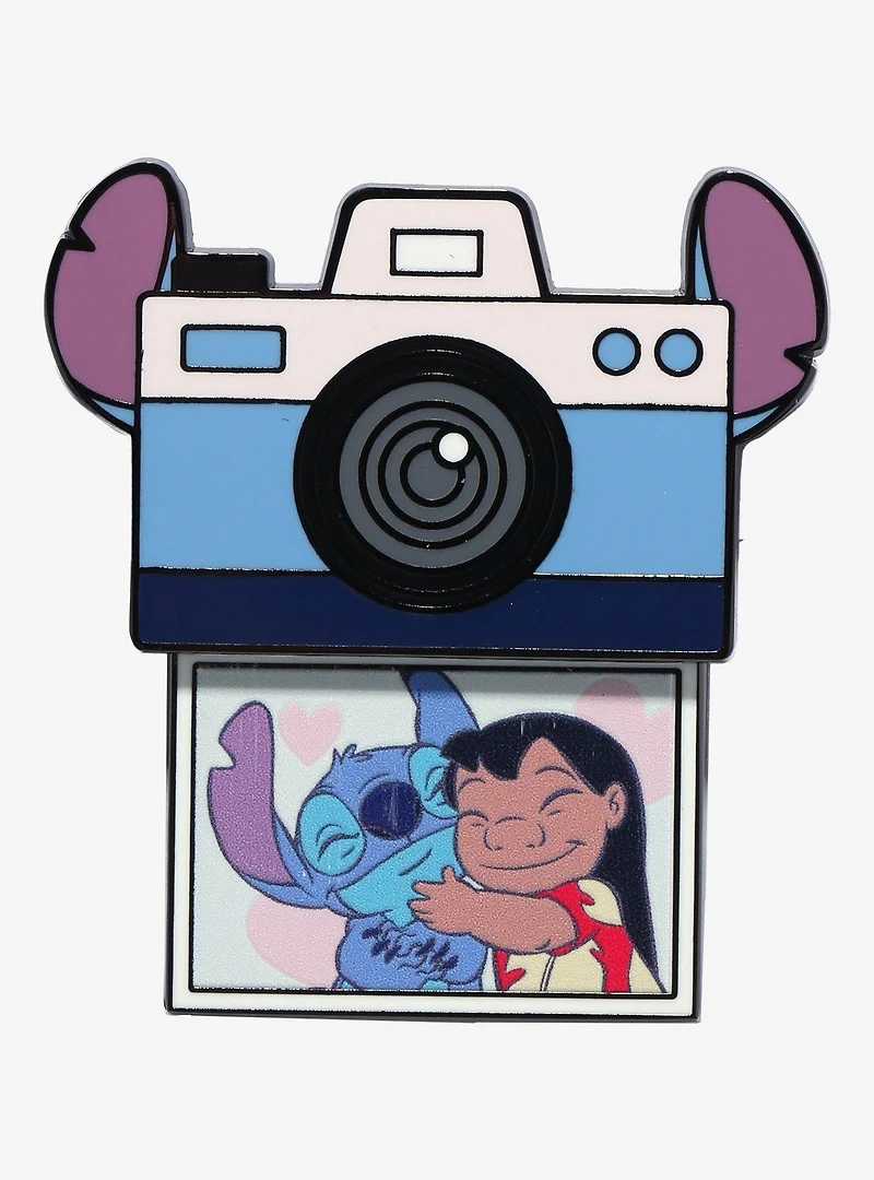 Disney Lilo & Stitch Instant Camera Enamel Pin