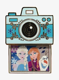 Disney Frozen Anna & Elsa Instant Camera Enamel Pin