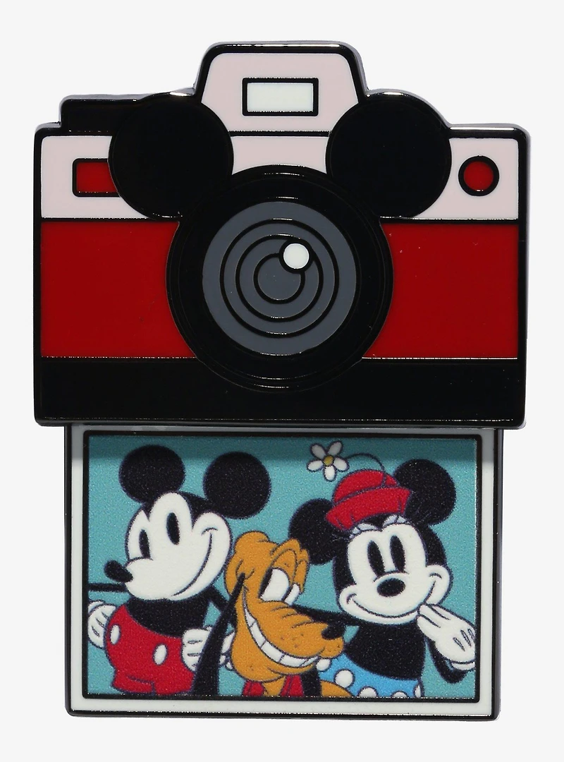 Disney Mickey Mouse Instant Camera Enamel Pin