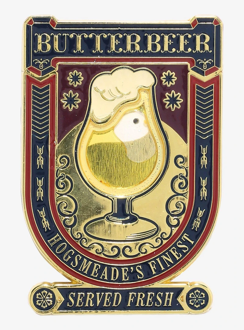 Harry Potter Butterbeer Liquid Filled Enamel Pin - BoxLunch Exclusive