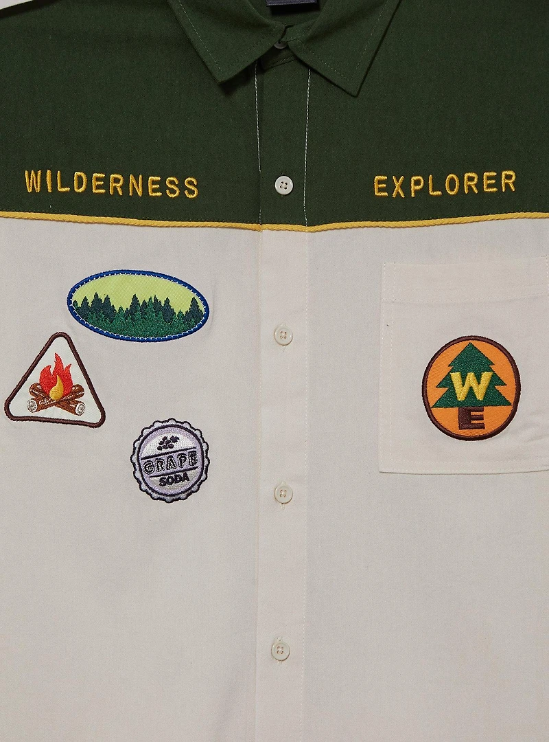 Disney Pixar Up Wilderness Explorer Woven T-Shirt — BoxLunch Exclusive