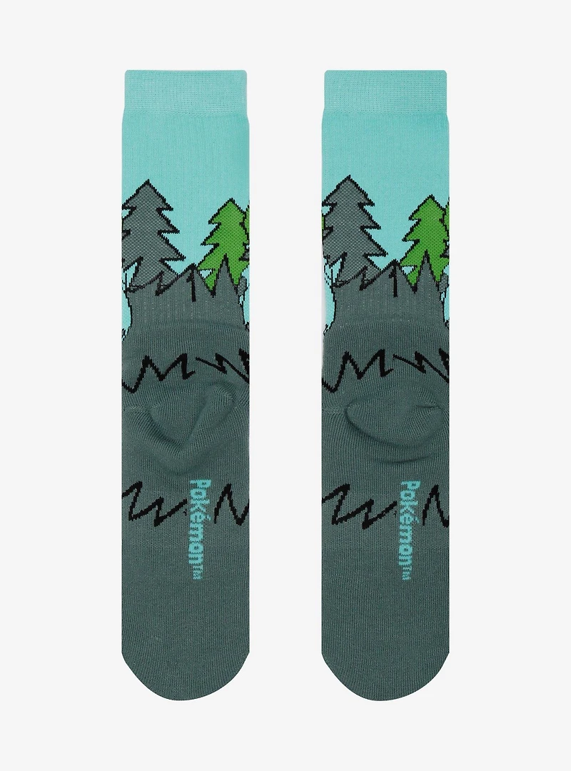 Pokémon Bulbasaur Scenic Crew Socks
