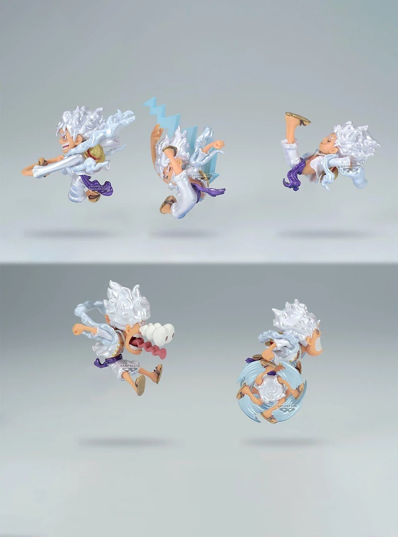 Banpresto One Piece World Collectable Figure Monkey D. Luffy Gear Blind Box Figure (Special Metallic Color Ver.)