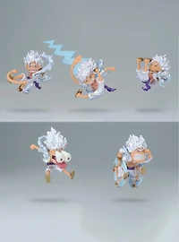 Banpresto One Piece World Collectable Figure Monkey D. Luffy Gear Blind Box Figure (Special Metallic Color Ver.)