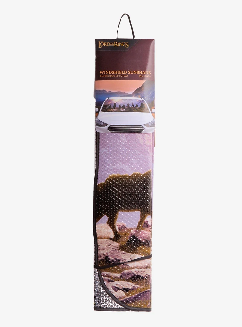 The Lord of The Rings Fellowship Walking Silhouettes Car Sunshade