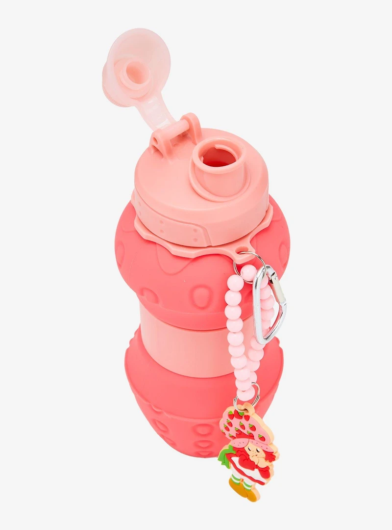 Strawberry Shortcake Strawberry Figural Collapsible Water Bottle - BoxLunch Exclusive