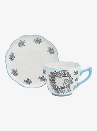 Disney Alice in Wonderland Floral Alice Teacup & Saucer - BoxLunch Exclusive