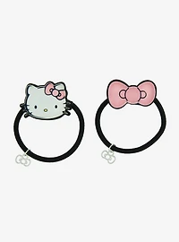 Sanrio Hello Kitty Charm Hair Tie Set