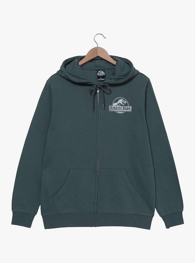 Jurassic Park T-Rex Chase Zippered Hoodie - BoxLunch Exclusive