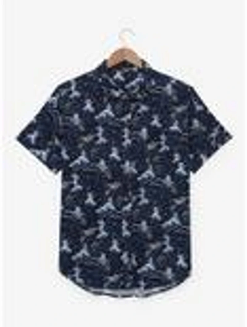 Star Wars Characters Cherry Blossom Allover Print Woven Button-Up - BoxLunch Exclusive