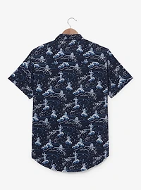 Star Wars Characters Cherry Blossom Allover Print Woven Button-Up - BoxLunch Exclusive