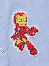 Marvel Heroes Toddler Long Sleeved Button-Up — BoxLunch Exclusive