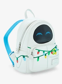 Loungefly Disney Pixar WALL-E EVE Christmas Lights Lenticular Mini Backpack
