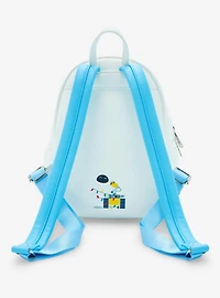 Loungefly Disney Pixar WALL-E EVE Christmas Lights Lenticular Mini Backpack