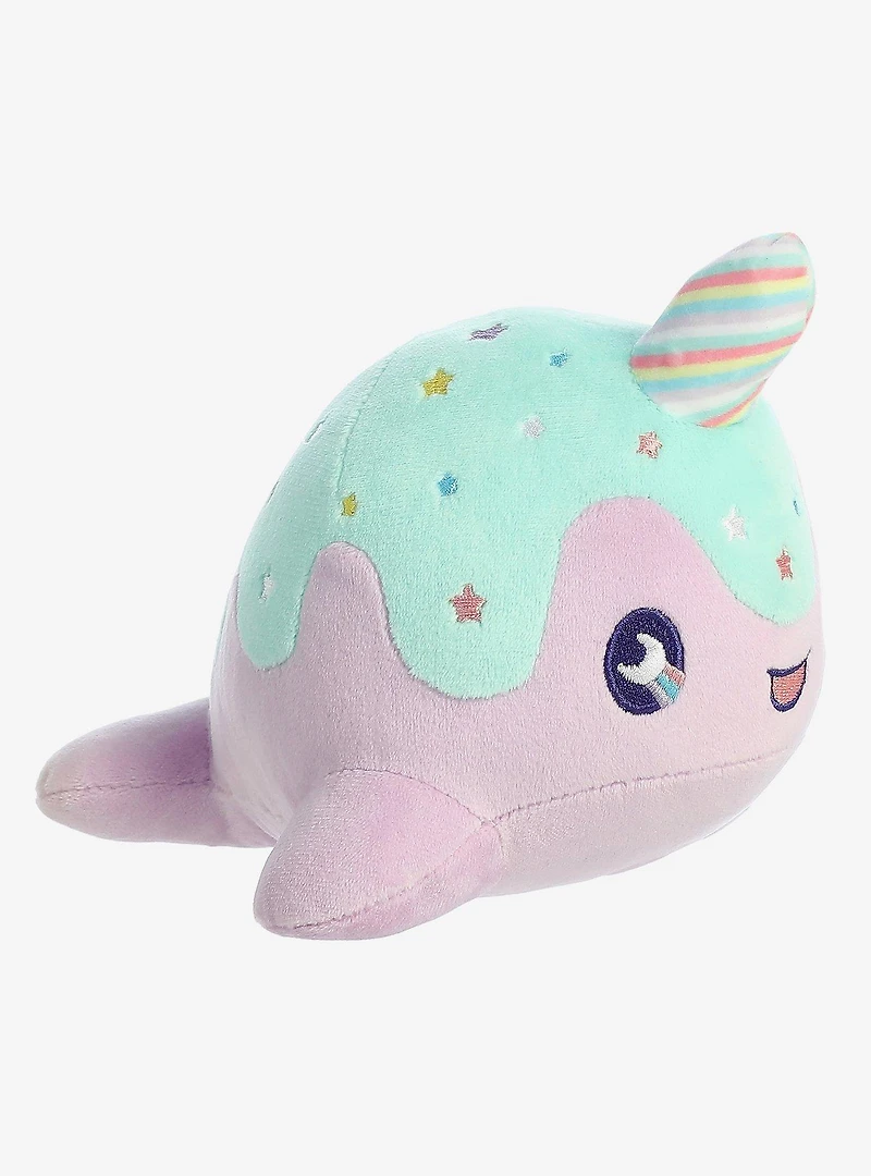 Tasty Peach Lollipop Nomwhal Purple Narwhal 7 Inch Plush
