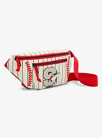 Peanuts Snoopy Baseball Striped Belt Bag — BoxLunch Exclusive