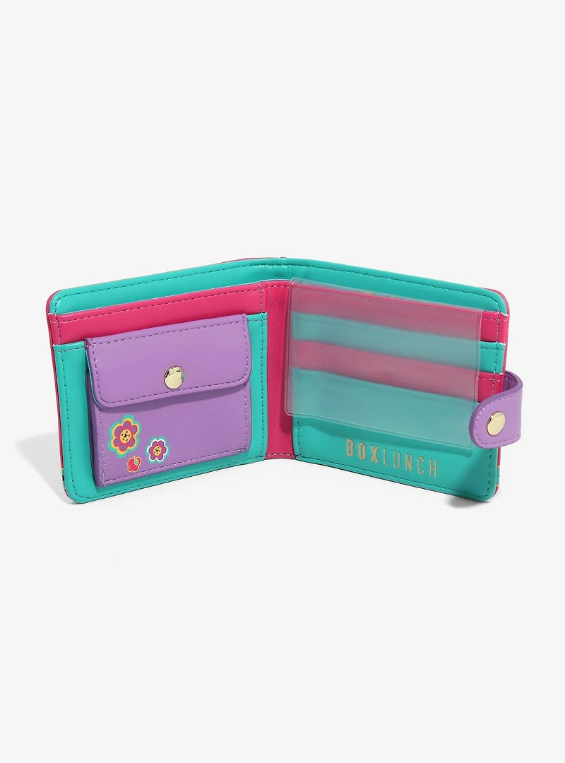Sanrio Spottie Dottie Floral Color Block Wallet- BoxLunch Exclusive