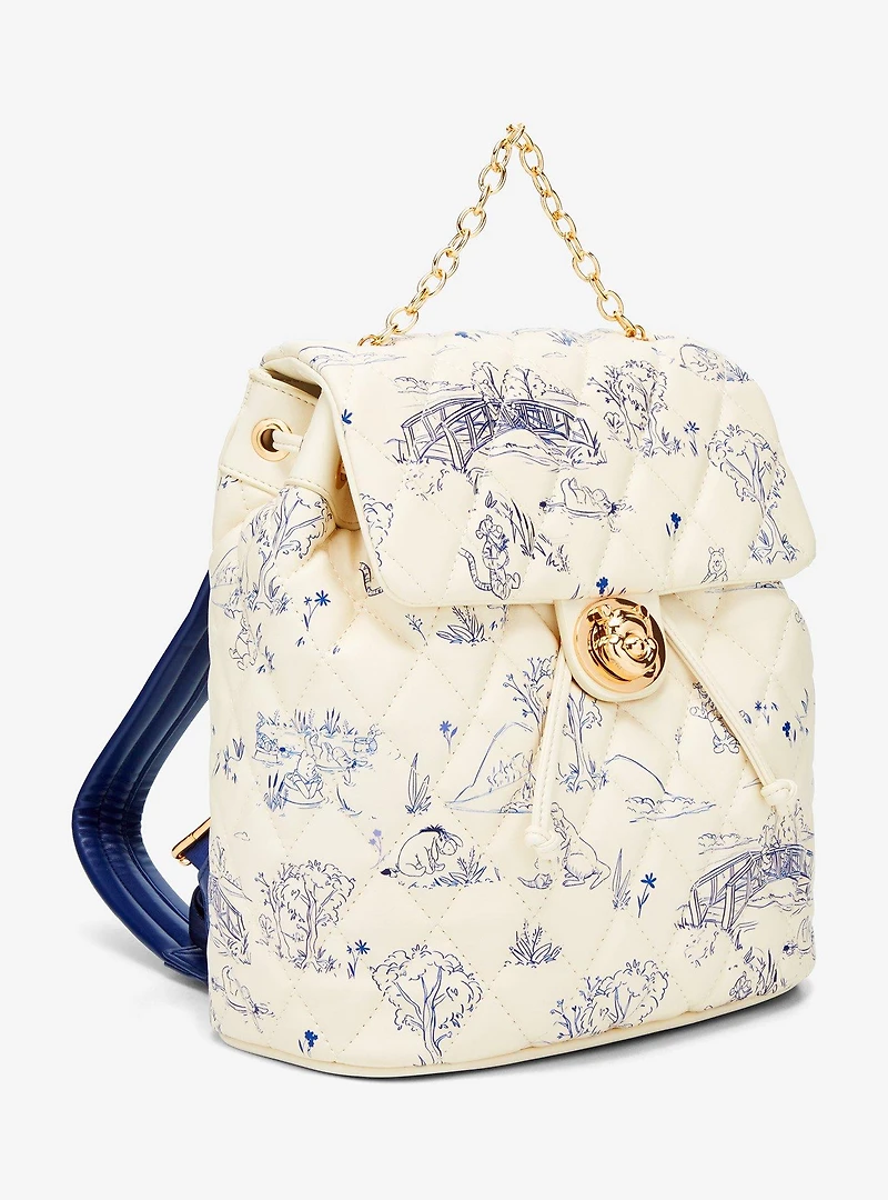 Disney Winnie the Pooh Hundred Acre Wood Quilted Mini Backpack — BoxLunch Exclusive
