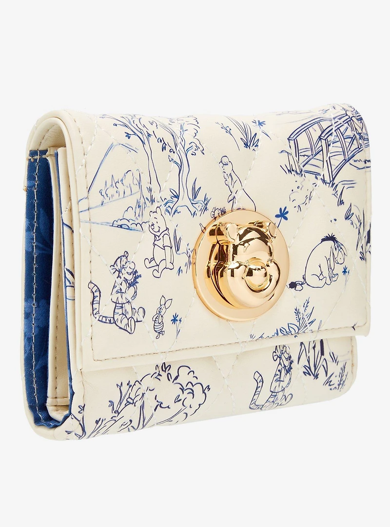 Disney Winnie the Pooh Hundred Acre Wood Quilted Wallet — BoxLunch Exclusive